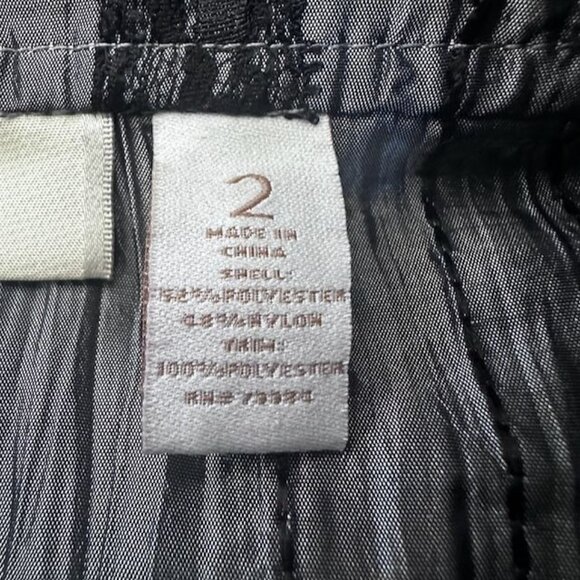 3 for $15 Chico's Metallic Silver Black Embellishments Open Front Jacket M - Picture 6 of 8